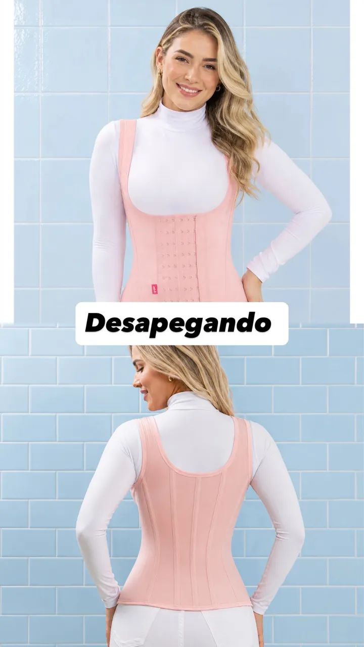 CORSET MODELADOR LINFODRAENING ROSÉ