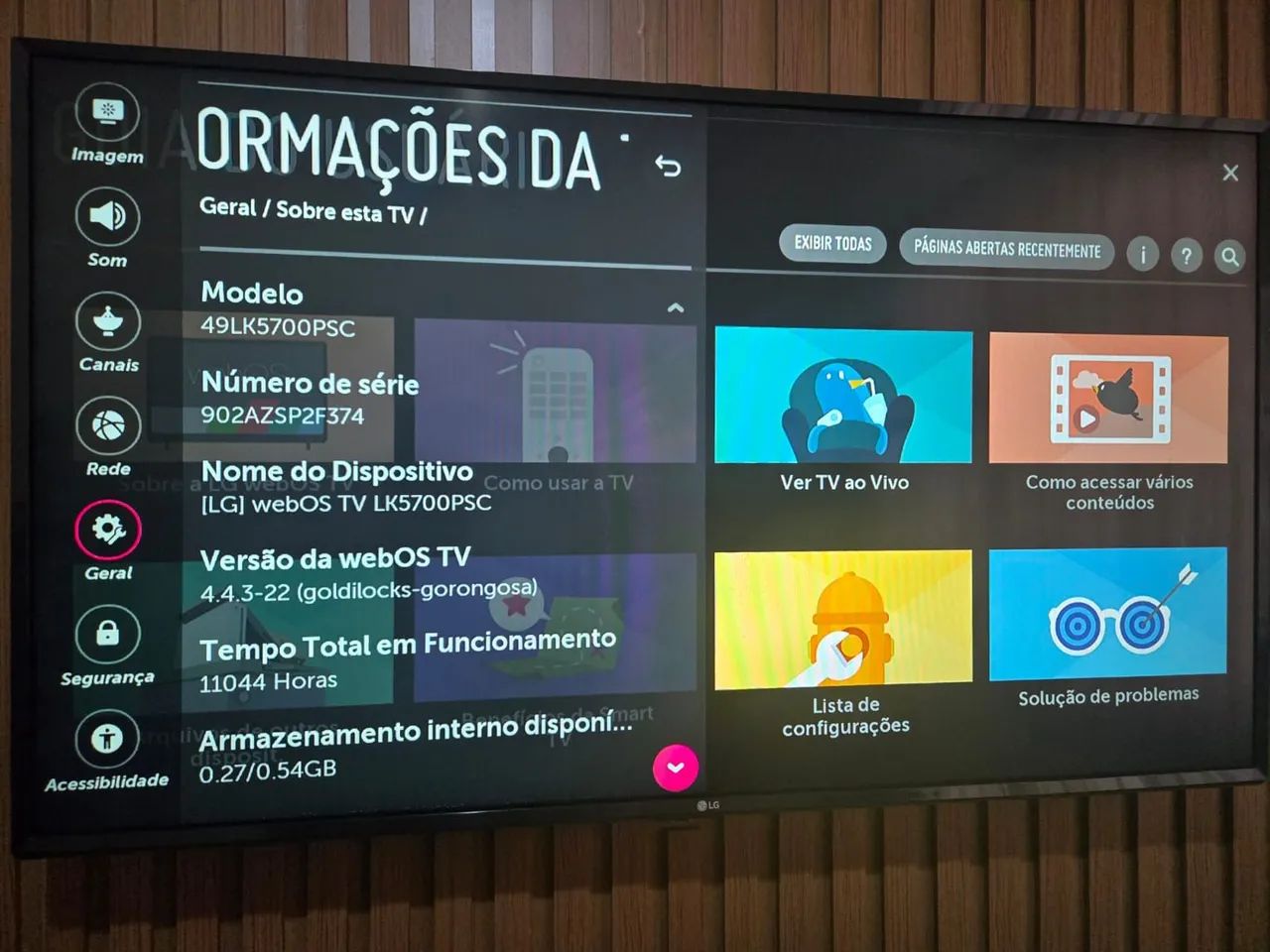 SMART TV LG 49 POLEGADAS FULL HD ? IMPEC ÁVEL! - Foto 2