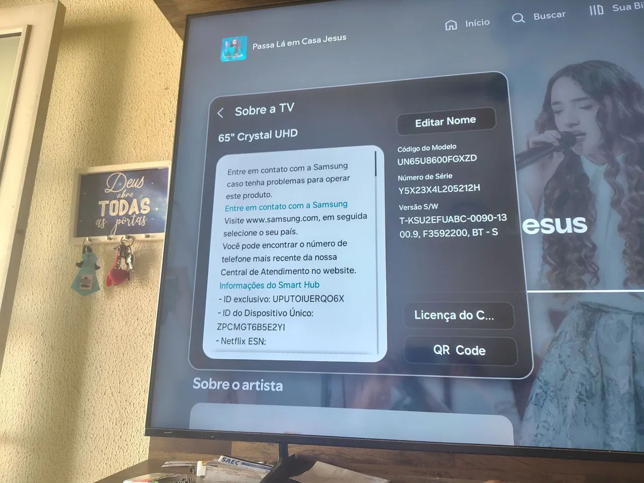 Tv 65 polegadas Samsung 4k uhd  - Foto 4
