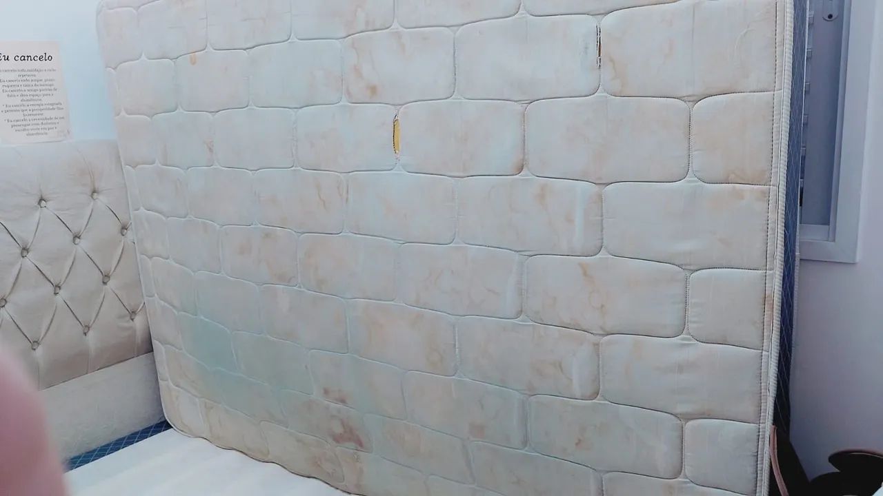 Cama box de casal, com colchão e cabeceira - Foto 2