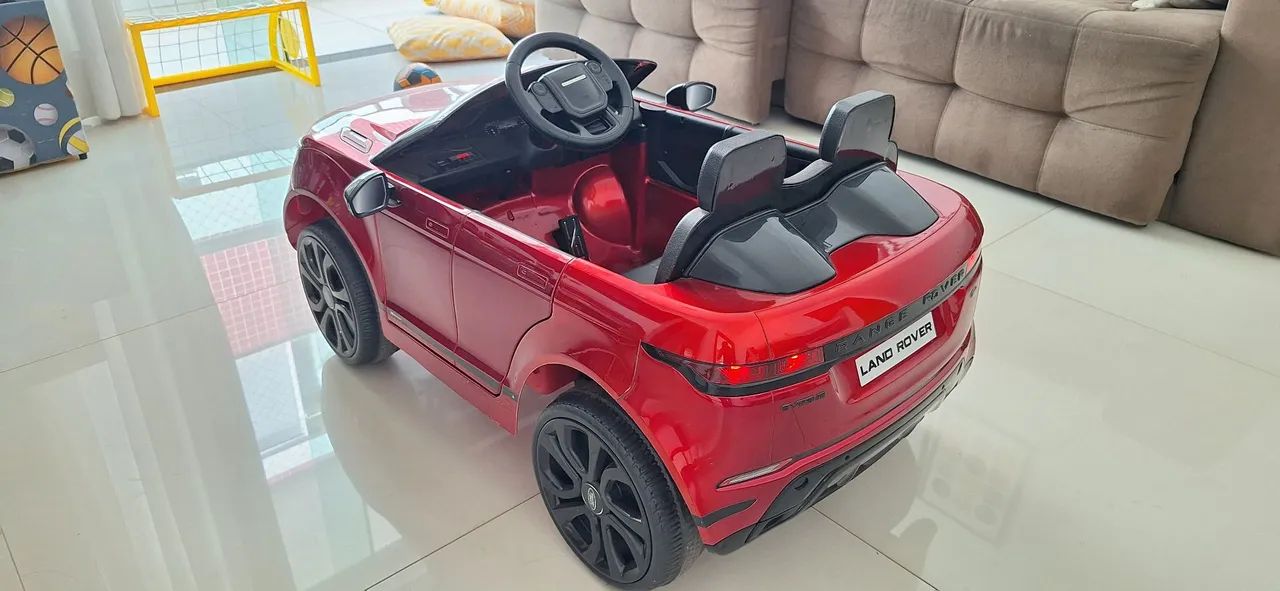 Carro elétrico infantil 12v Evoque - Range Rover - Foto 5