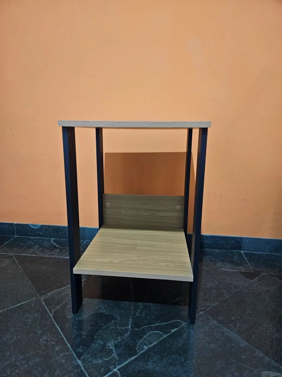 Mesa lateral quadrada freijó preta - Foto 2