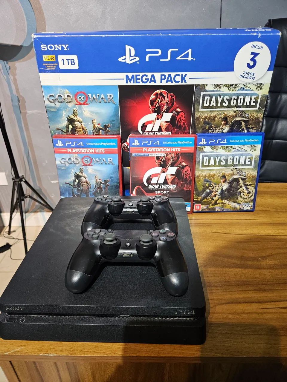 PS4 SLIM 1TB - Botgames - Foto 2