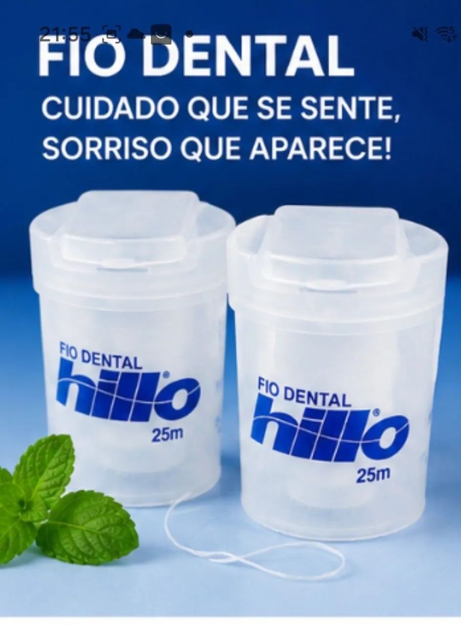 Fio dental 25 metros kit com 2 unidades  - Foto 4