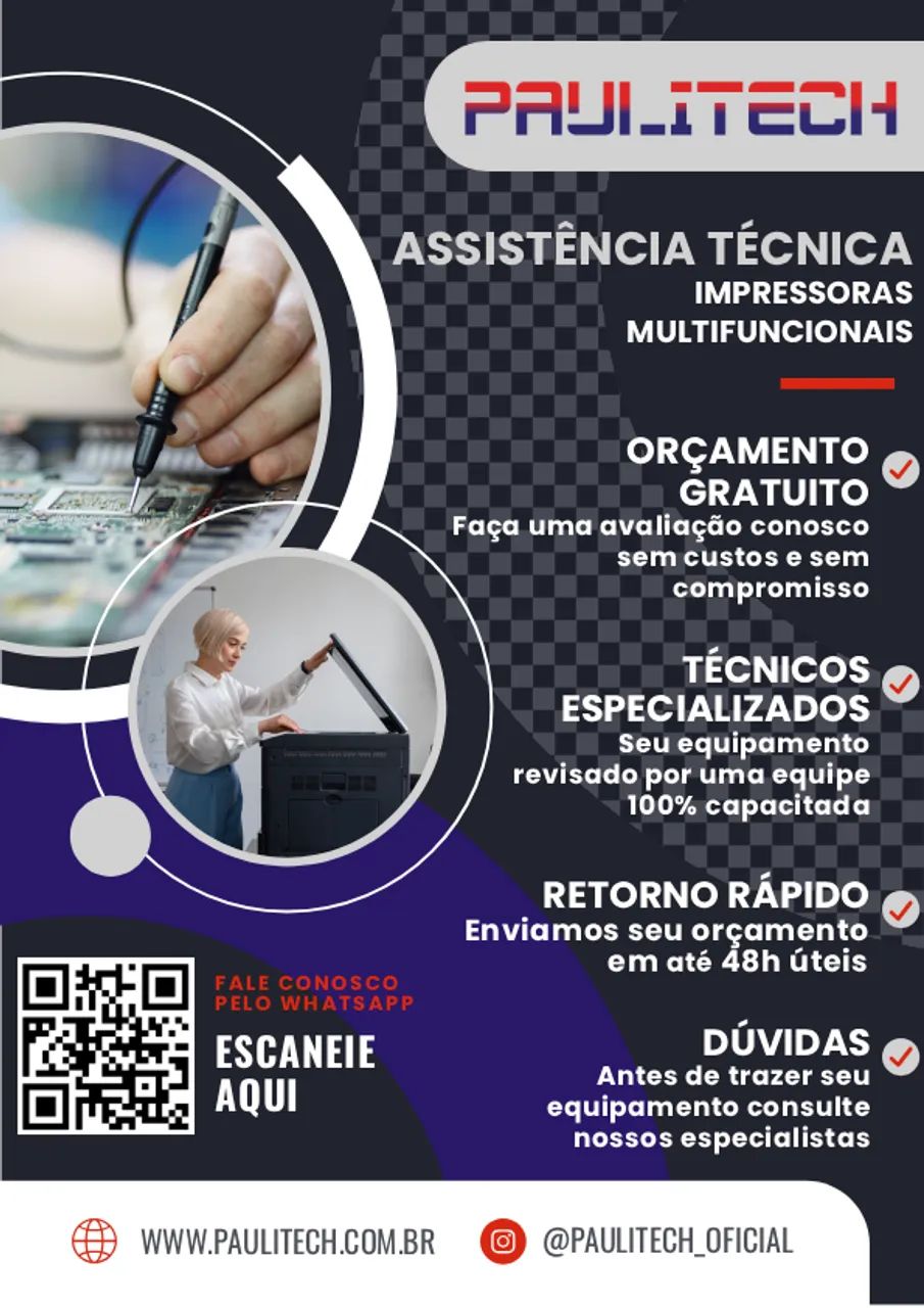 Assistência Técnica de Impressoras - Conserto Rápido e Garantia