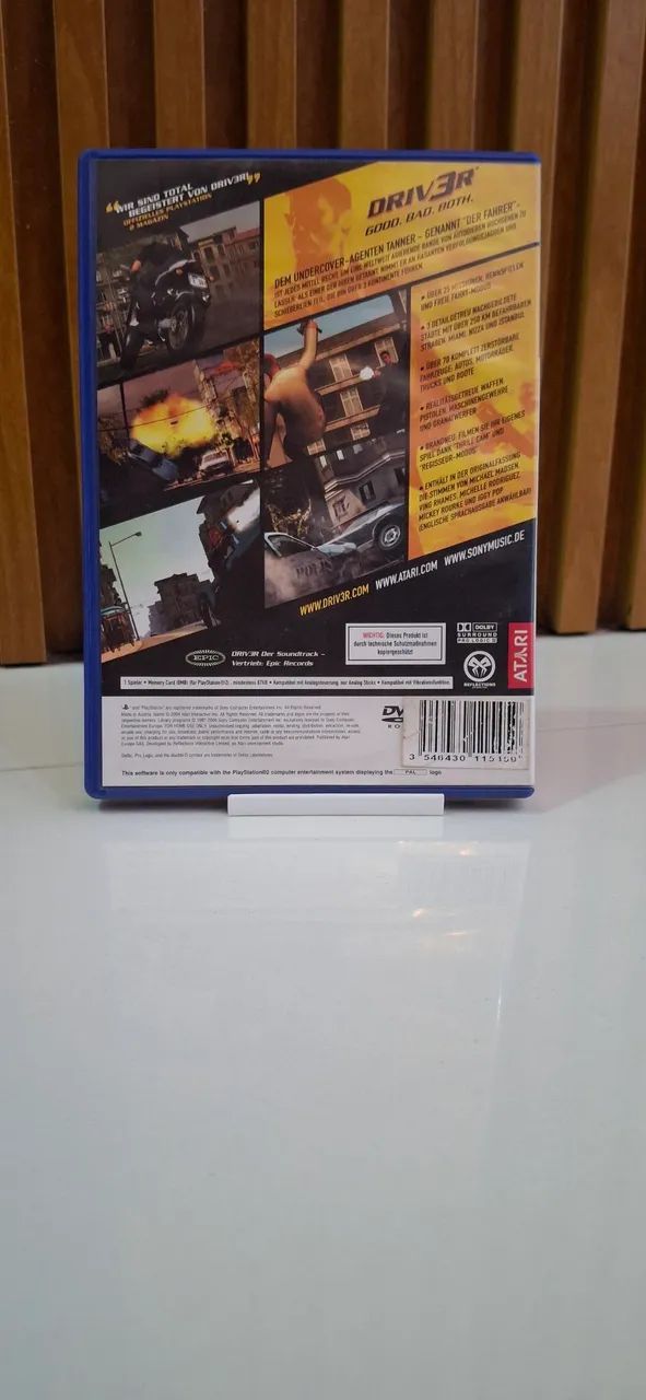 DRIVER 3 ORIGINAL PLAYSTATION 2 COM MANUAL  - Foto 3