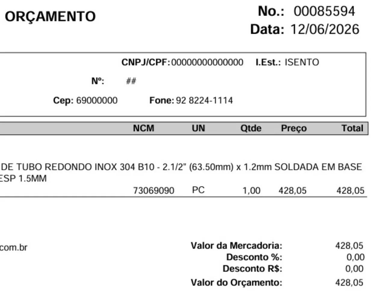 Pé em Inox para bancadas. - Foto 6