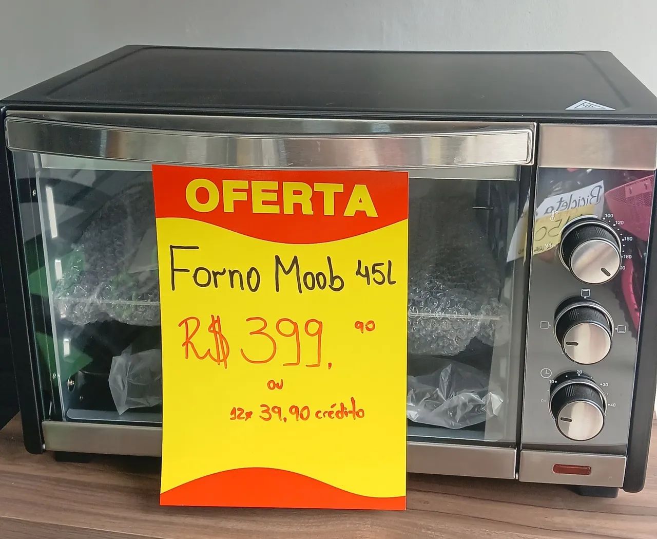 Forno Elétrico Moob 45L 