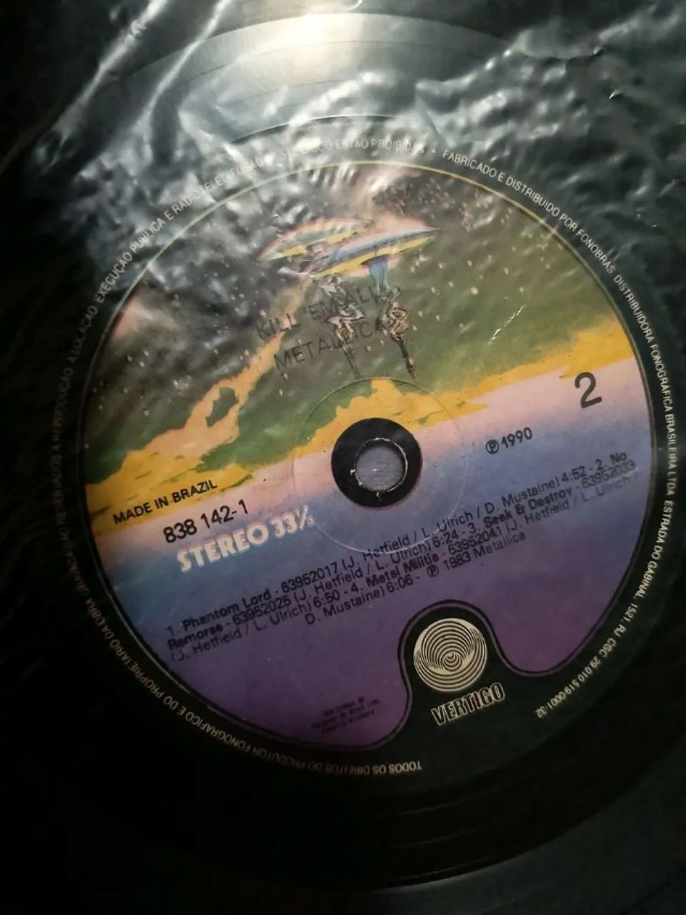lp metallica kill 'em all - Foto 4