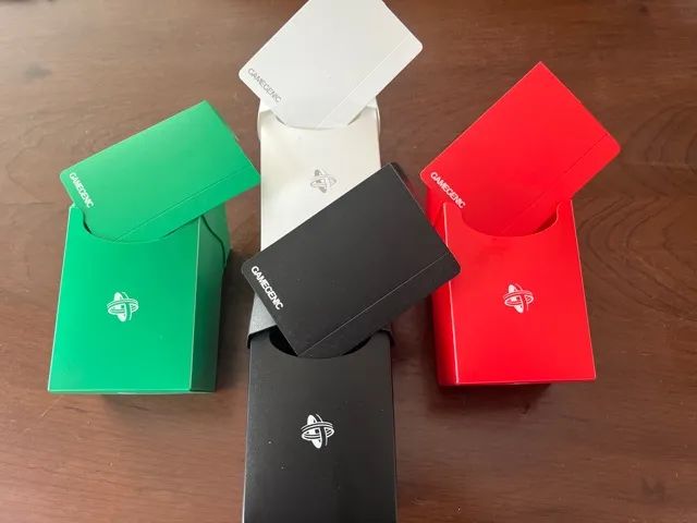 4 Deckbox 80 Gamegenic Usado em Bom Estado Completo Magic MTG Pokemon - Foto 4