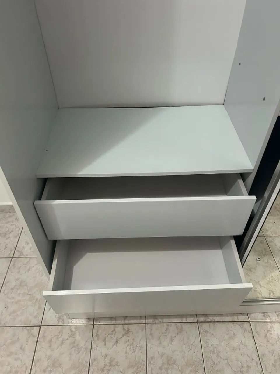 Guarda-Roupa Branco com Espelho - Foto 4