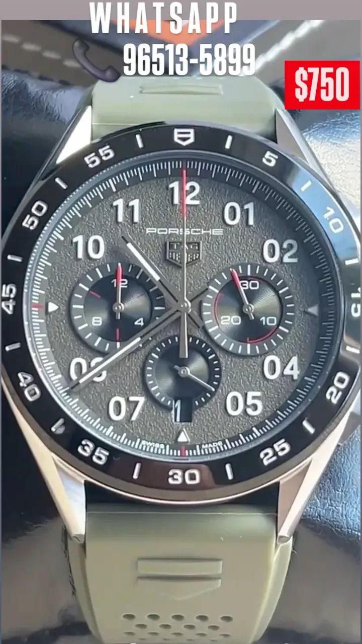 Relógio TAG HEUER CARRERA PORSCHE 100% FUNCIONAL 