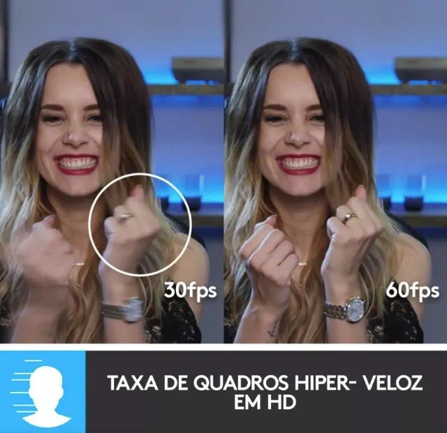 Webcam Logitech C922 Pro Com Tripé Full HD 1080p/30fps 720p/60fps - Foto 6