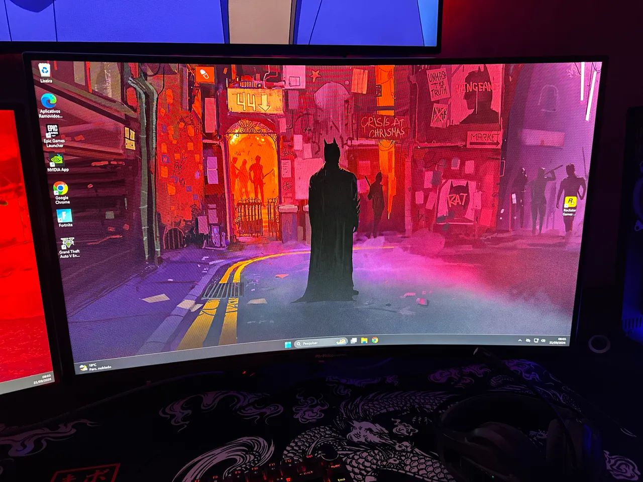 Monitor Gamer Curvo 32 Polegadas 165 hz - Foto 4