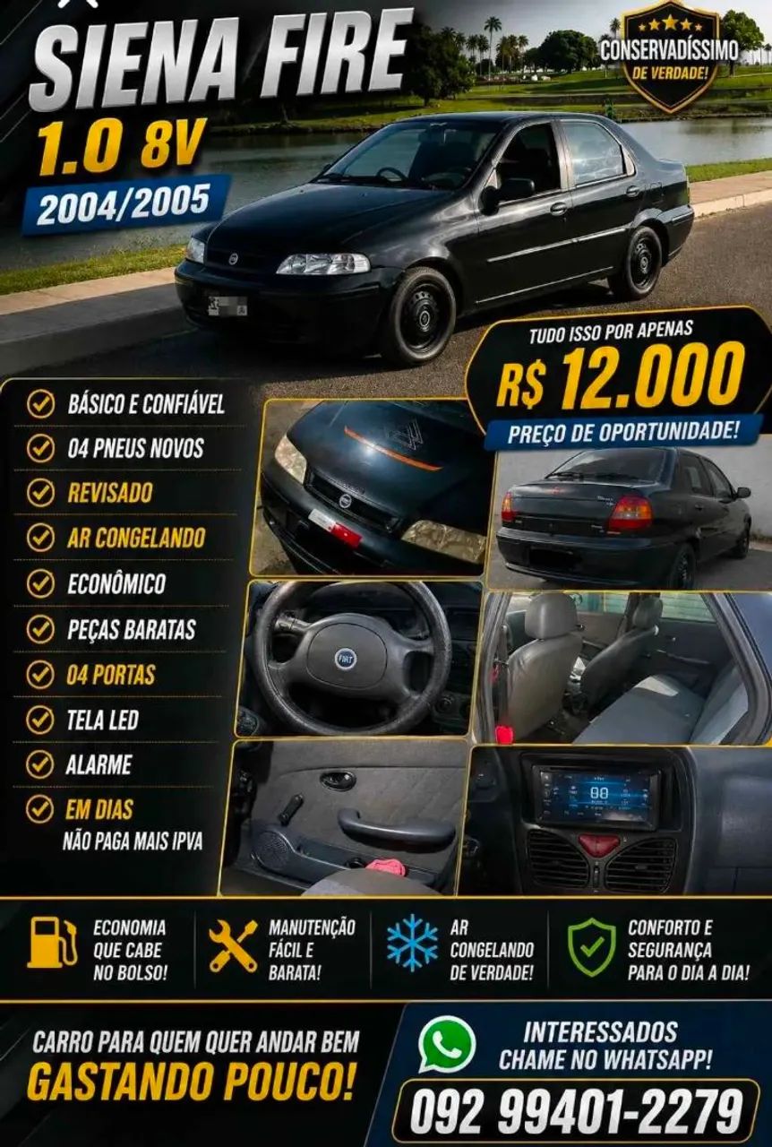 Fiat Siena 1.0 8V 2004