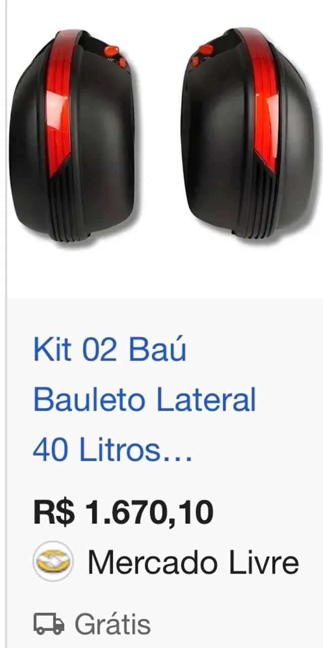 Par de baús GIVI 40 litros