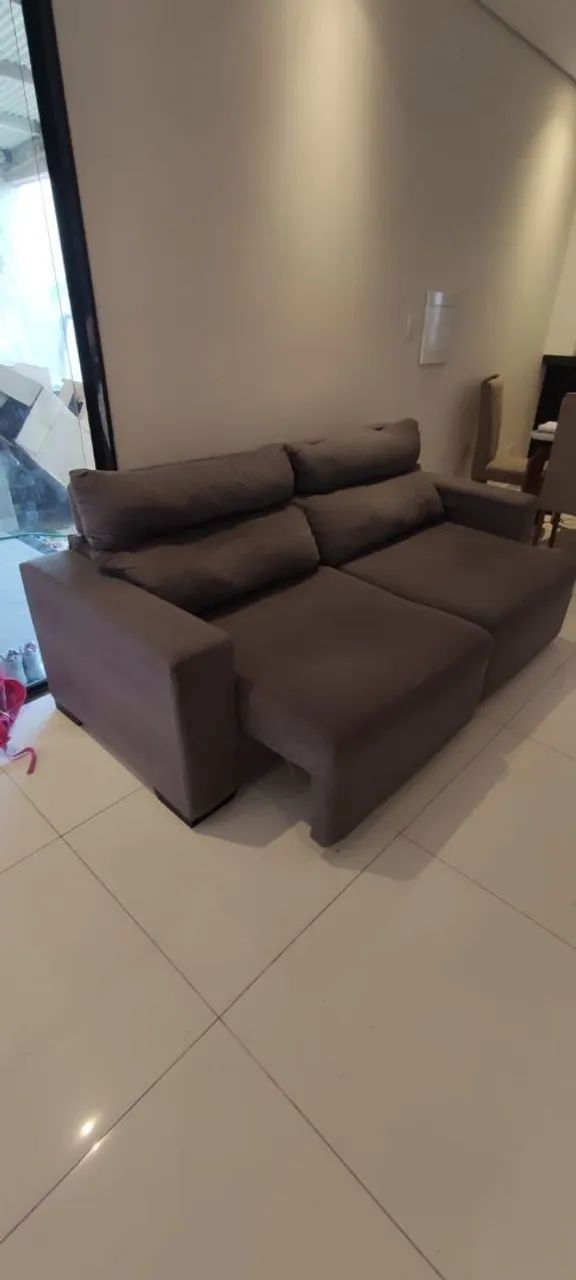 Sofá retrátil e reclinável - Não Entrego  - Foto 3