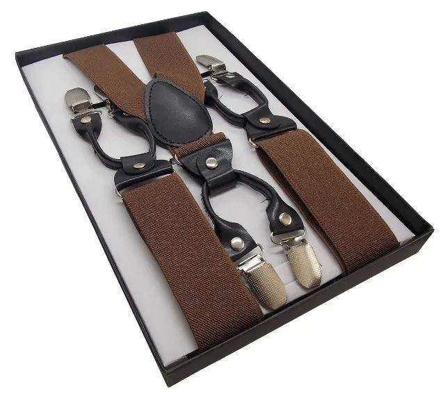Suspensório Largo 3,5 cm Unisex Garra Dupla Premium Cores - Foto 2