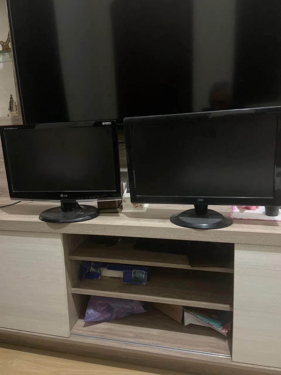 Kit 2 monitores (LG 19  e  AOC 20 polegadas)