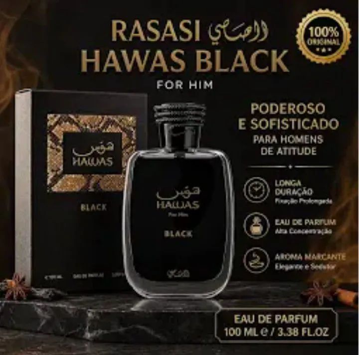 Perfume Hawas Black  - Foto 2
