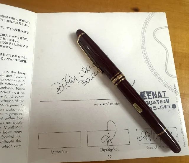 CANETA MONT BLANC ROLLER CLASSIC 1998 ORIGINAL - Foto 3
