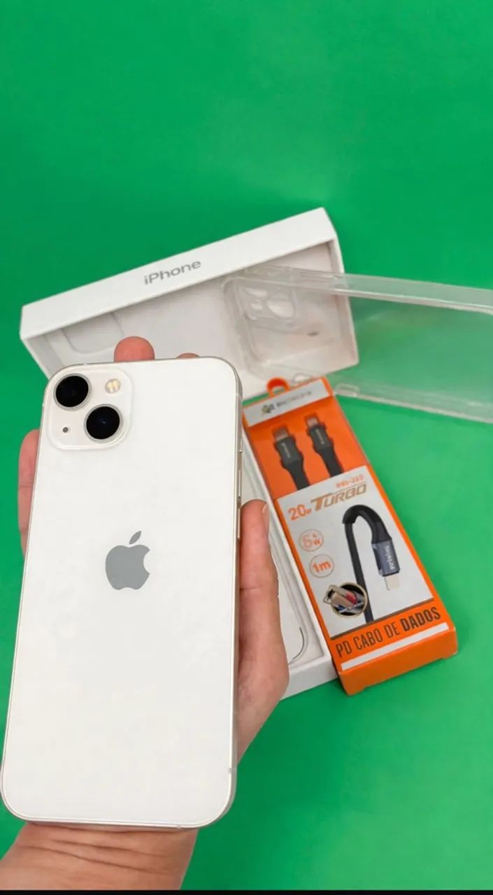 Iphone 13 128g Acompanha cabo e capinha