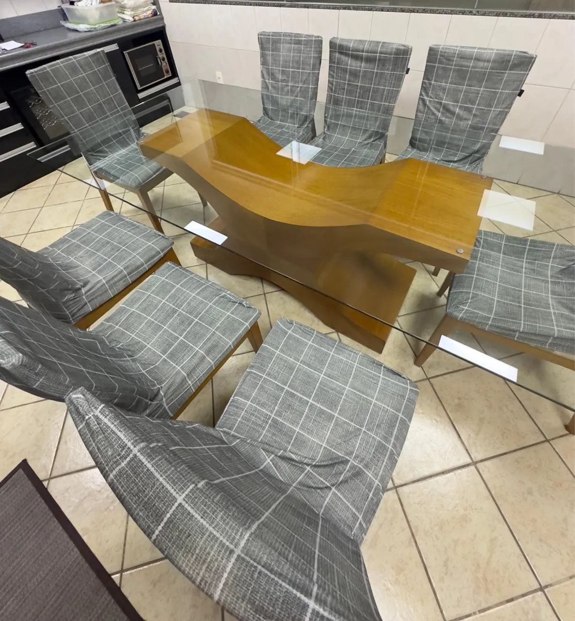 Mesa de jantar com 8 cadeiras  - Foto 3
