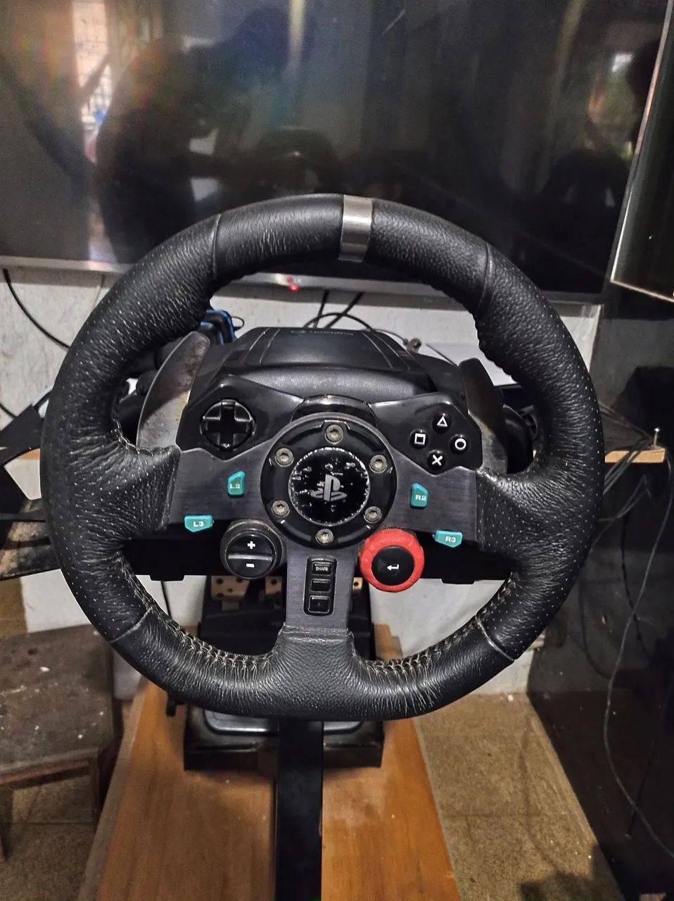 Vendo volante g29 completo muito Bom!! - Foto 5