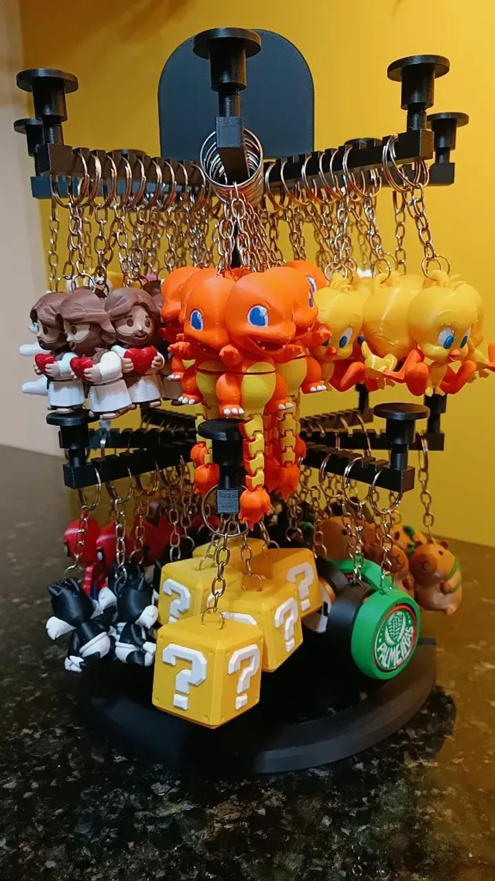 Expositor de Chaveiros 3D em Consignação para Comércio | Personalizados - Foto 2