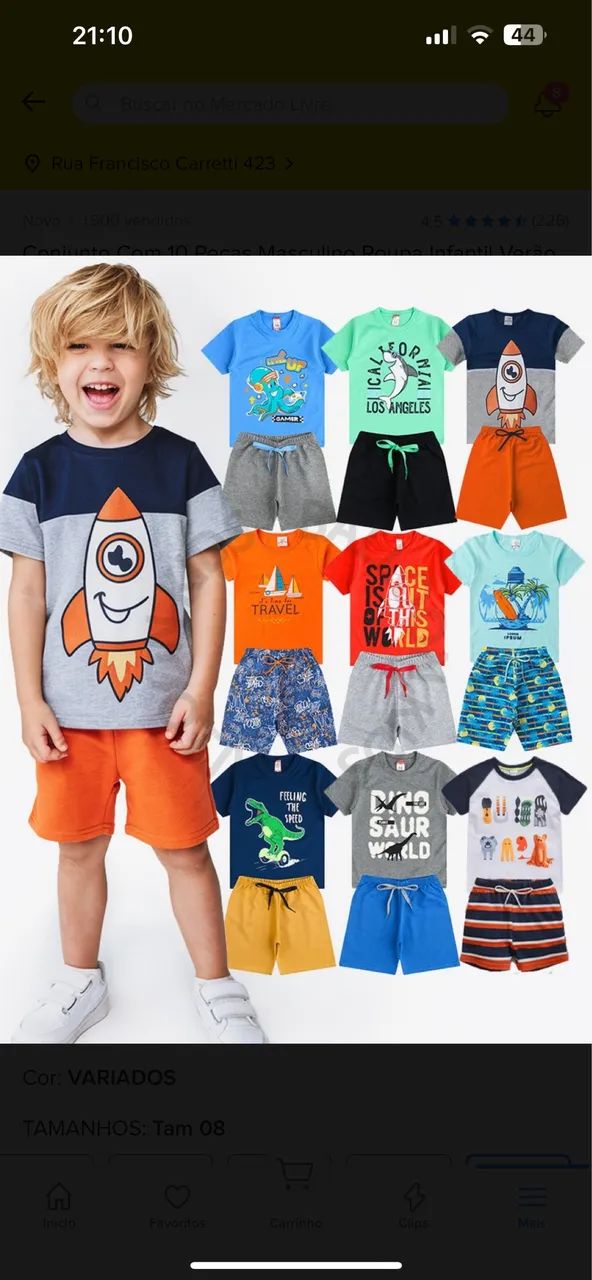 Roupa conjunto infantil  - Foto 2