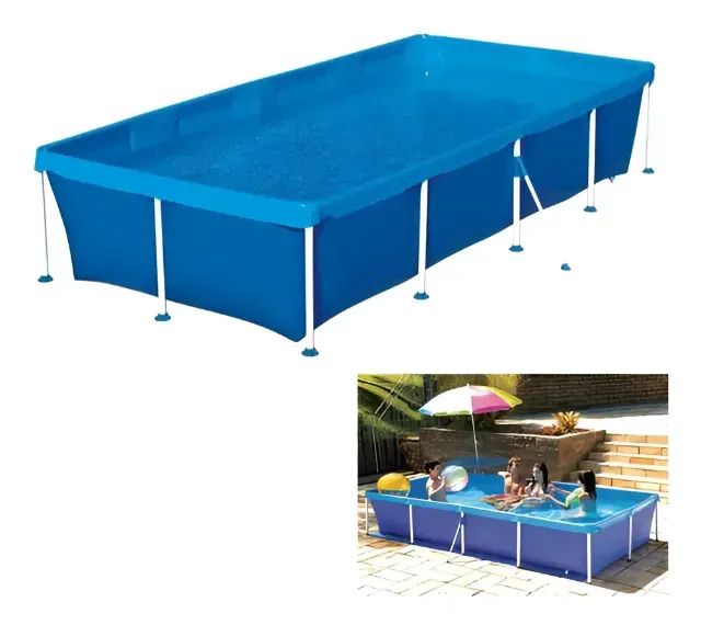 Piscina Retangular Mor 3000 Litros Nova Lacrada