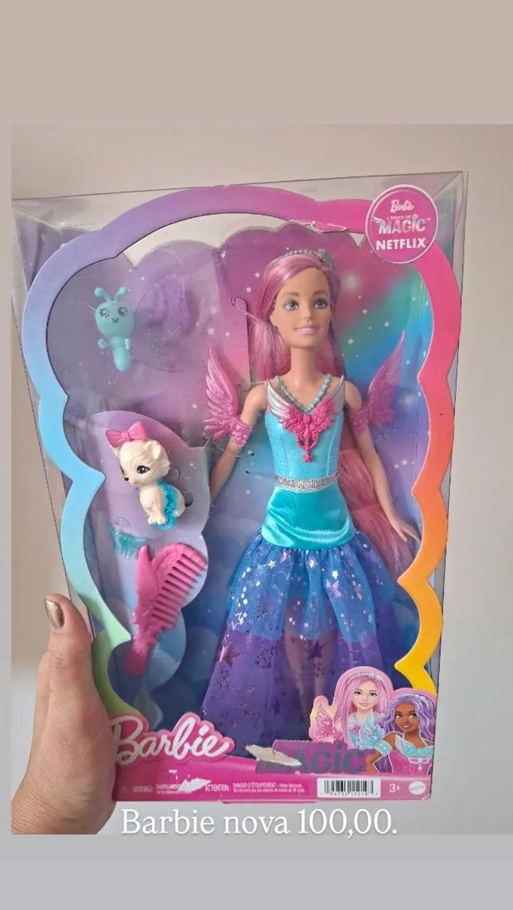 Barbie mágica nova 