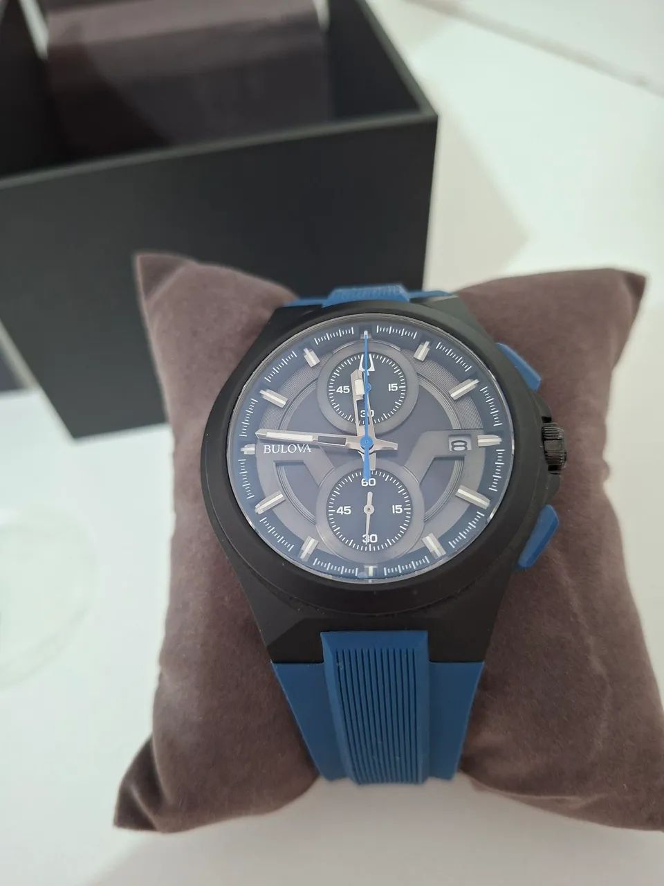 Relógio Bulova Máquina Cronógrafo - 98b380 - Foto 4