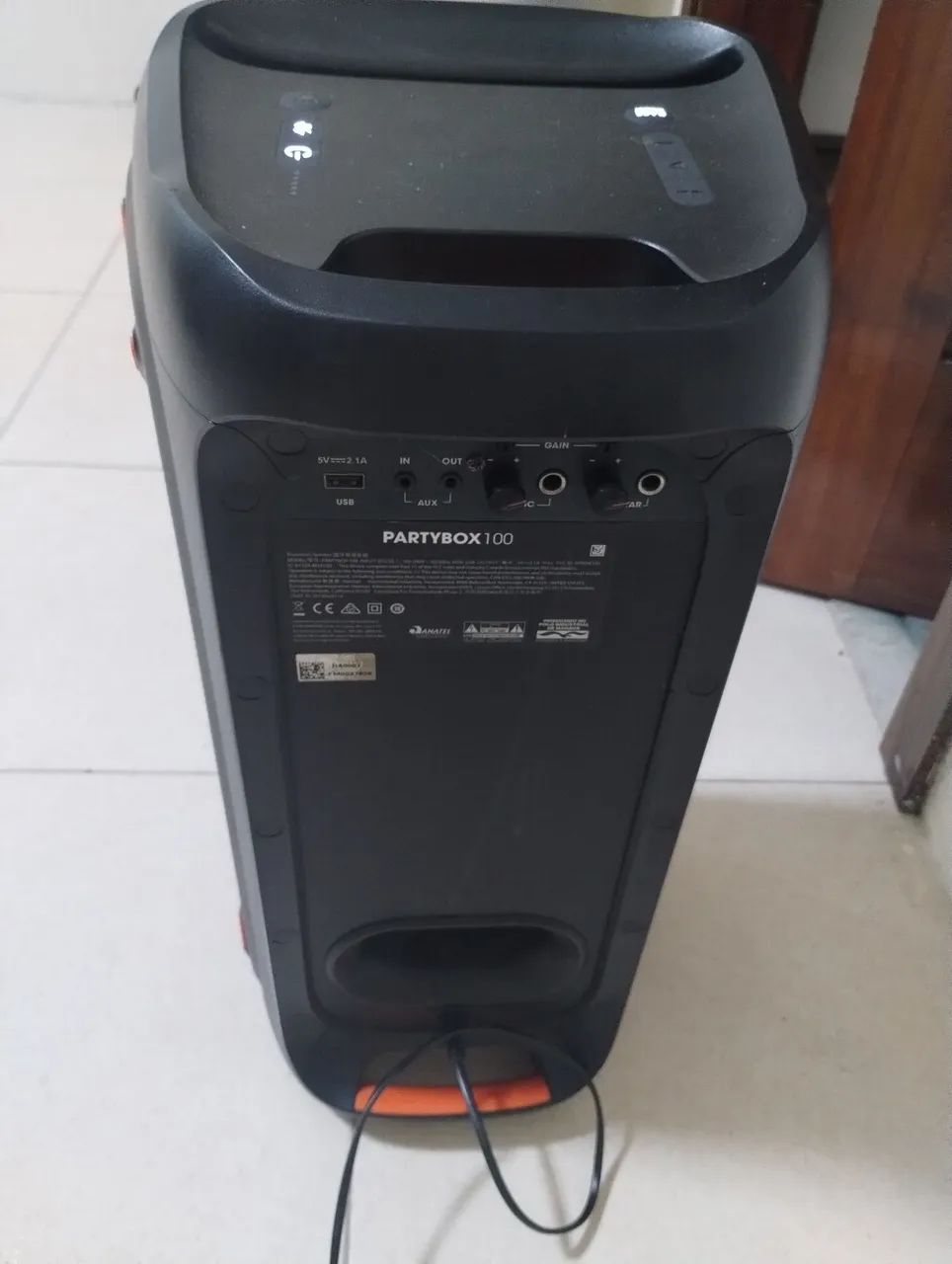 Caixa JBL PartyBox 100. - Foto 3