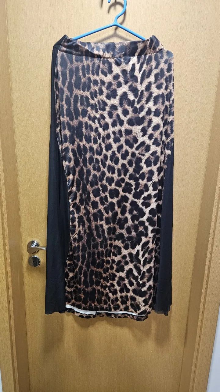 Saia longa animal print 