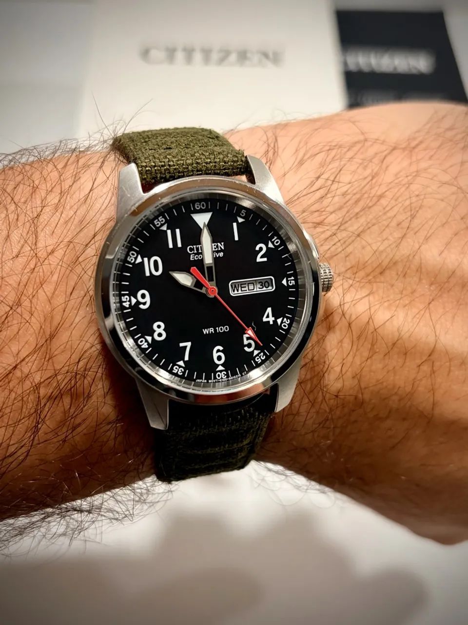 Relógio Citizen Eco Drive E100 Bm8180-03e - Foto 3