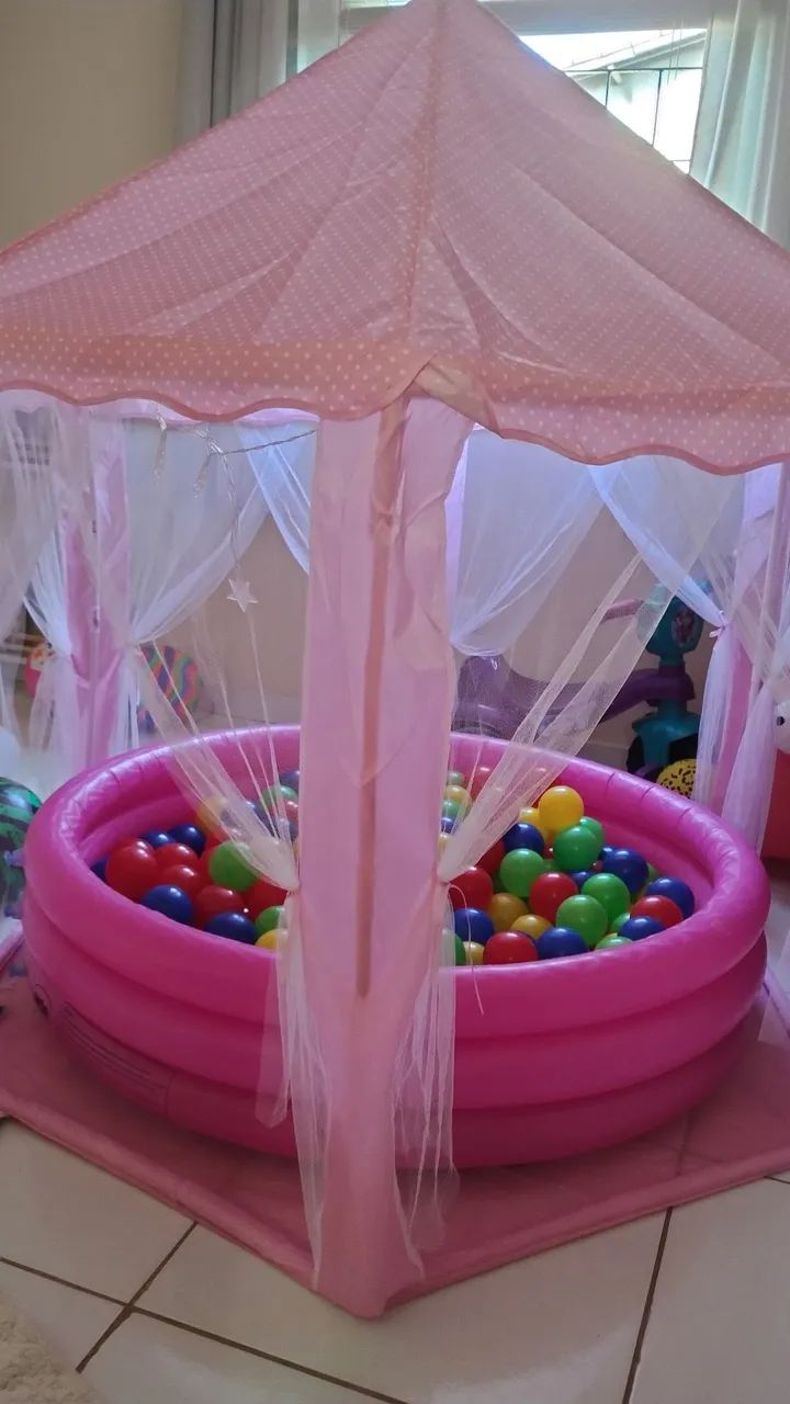Piscina de bolinhas e castelinho - Foto 2