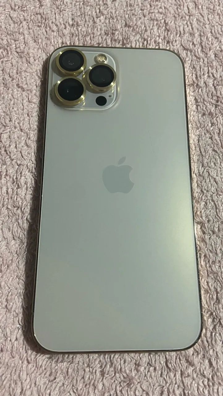 13 pro max dourado 128gb