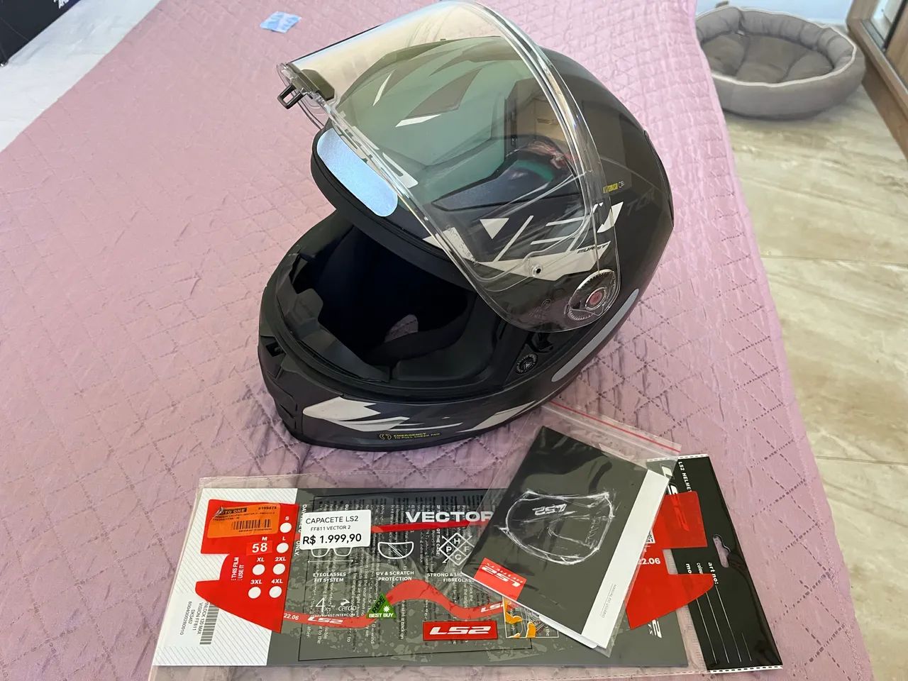 Capacete LS2 VECTOR II TAM:58