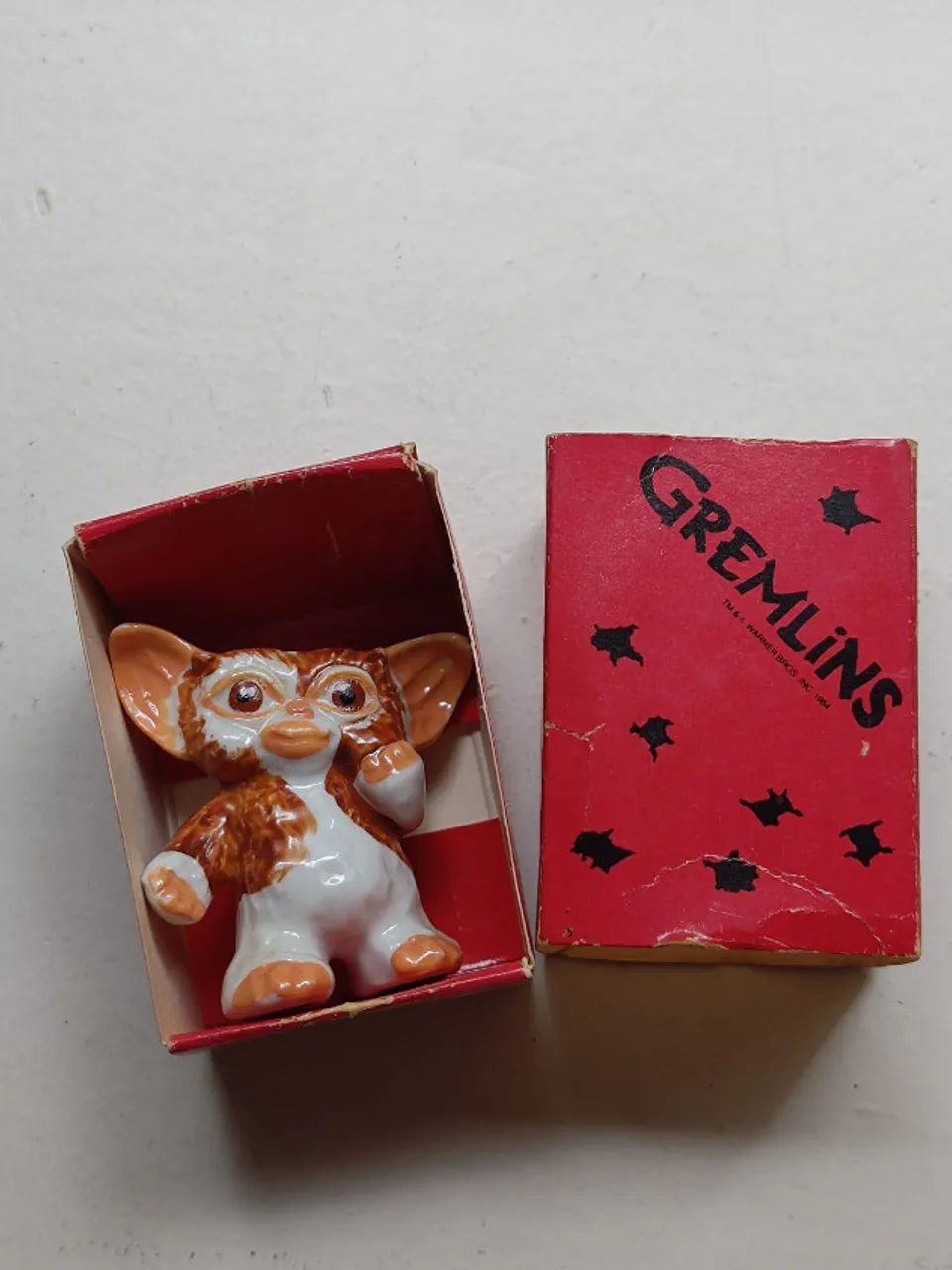 Gizmo Gremlins - 1984 Original - Warner Bros - Miniatura na Caixa