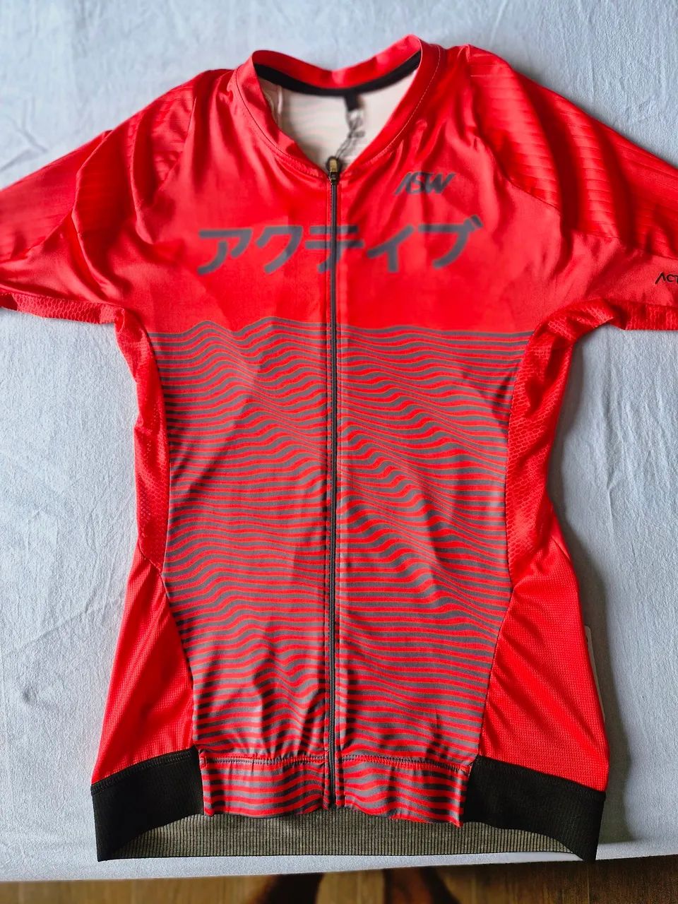 Camisa Ciclismo ASW Active 2.0 Tokyo GG - Cor Vermelha - Ciclismo