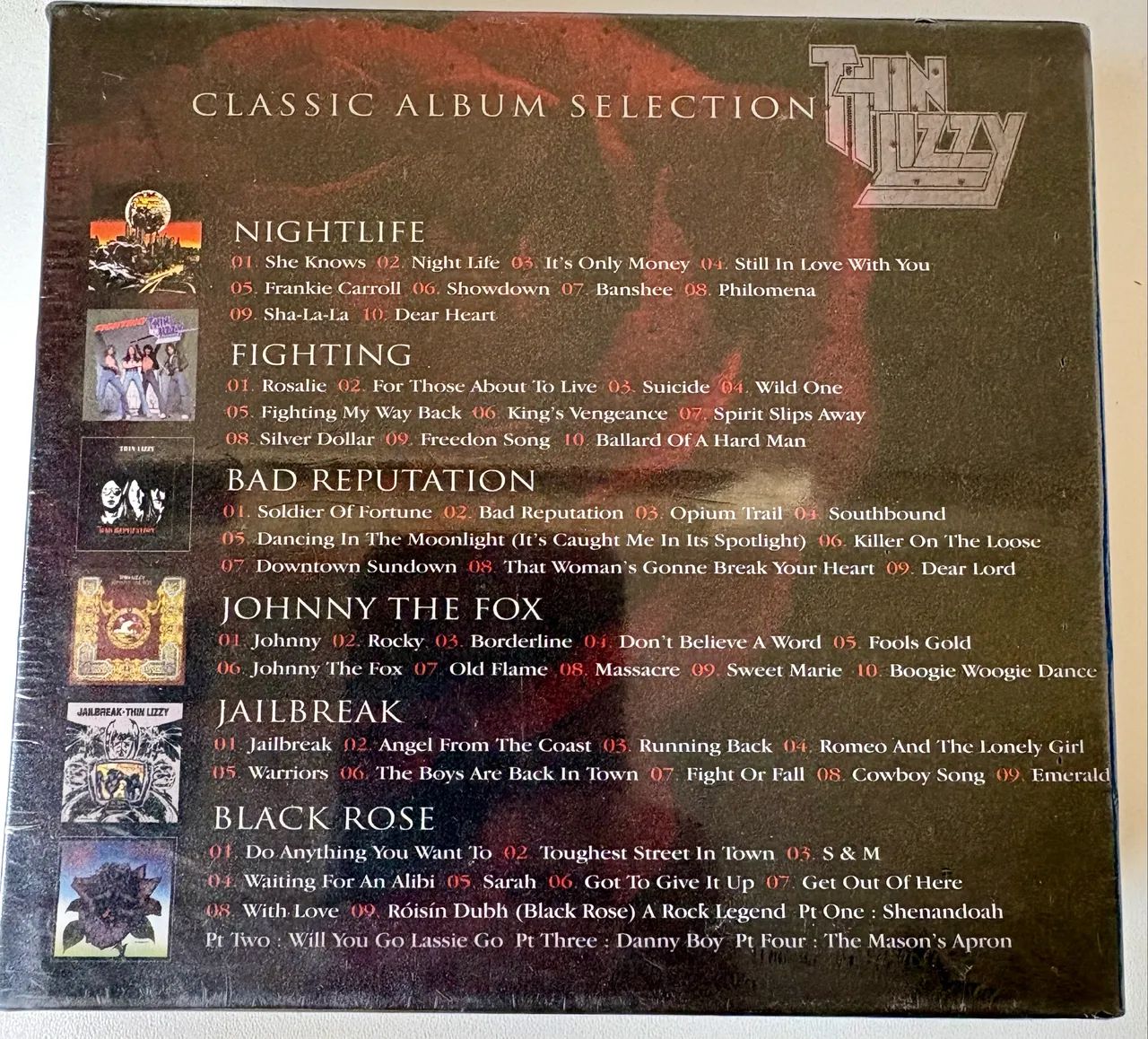 Box Thin Lizzy Classic Álbum Selection, 6CDs, Novo e Lacrado - CDs