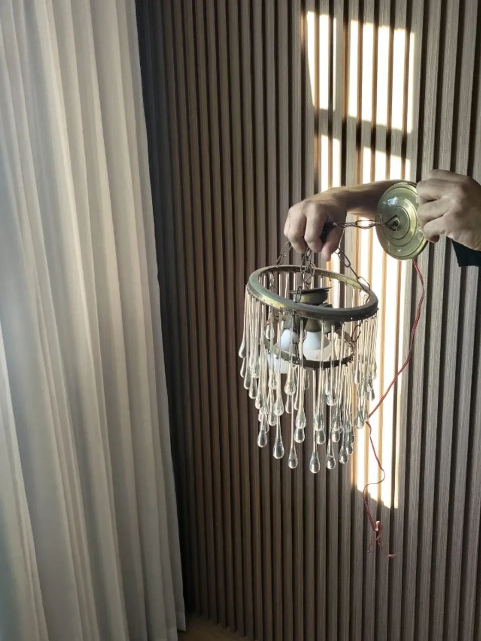 lustre gotas de cristal - Foto 3
