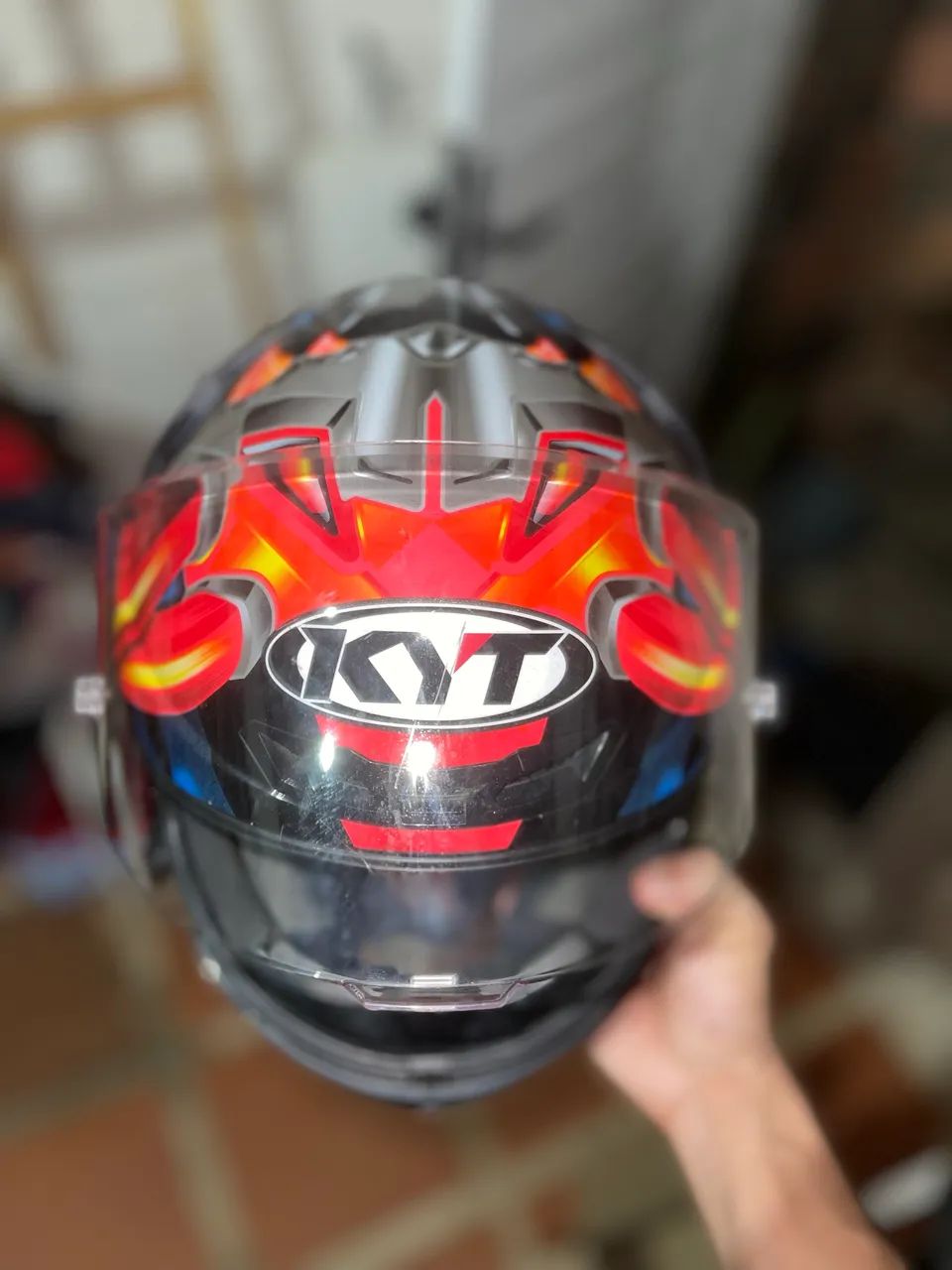 Capacete KYT TTCourse Magnet Brilhante