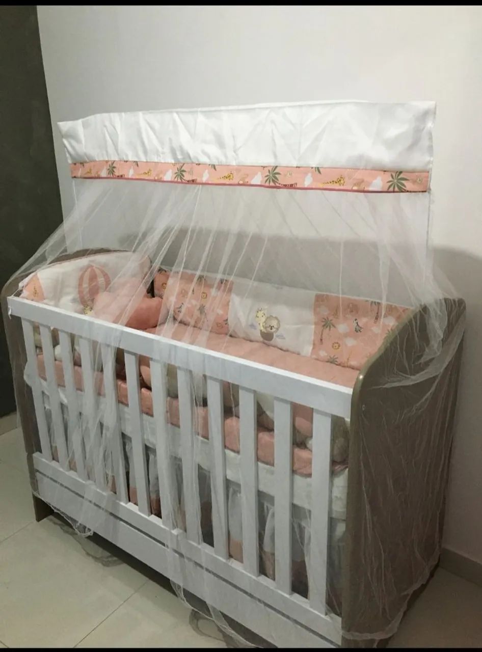 Quarto de bebê completo (Berço, cômoda e guarda roupa) - Foto 2