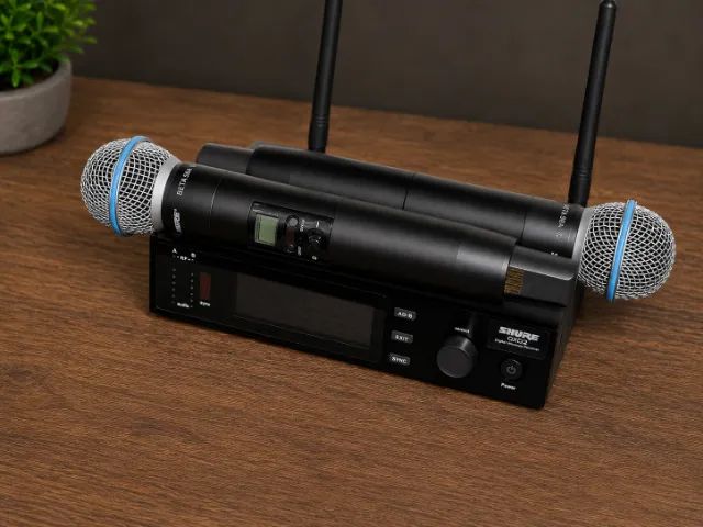 Microfone sem fio duplo Shure QXD2 - Novo