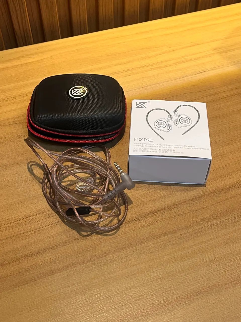 Fone KZ EDX Pro ORIGINAL - NOVO (com case)