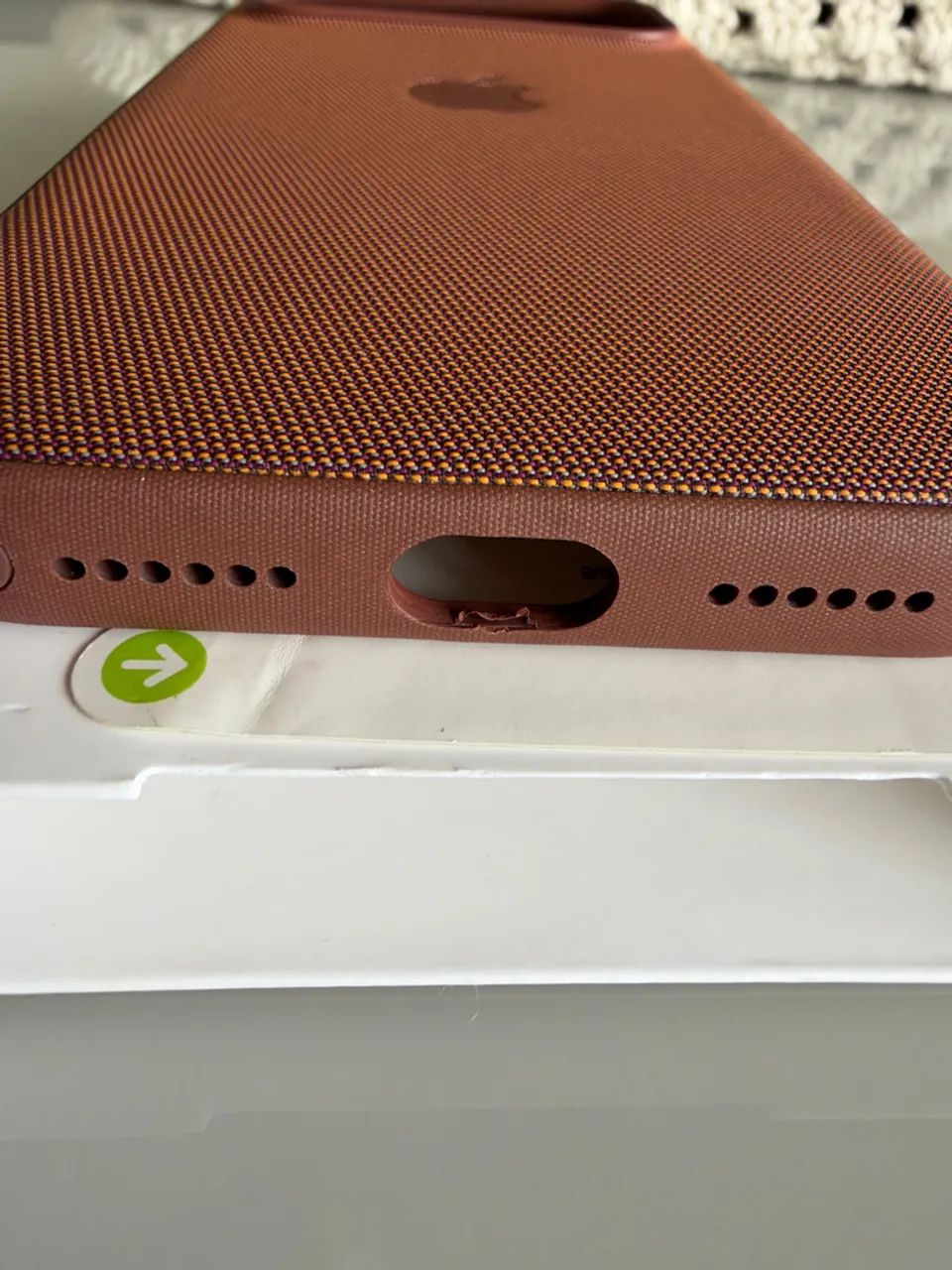 Capa Apple TechWoven com MagSafe - iPhone 17 Pro Max | Sienna - Foto 4