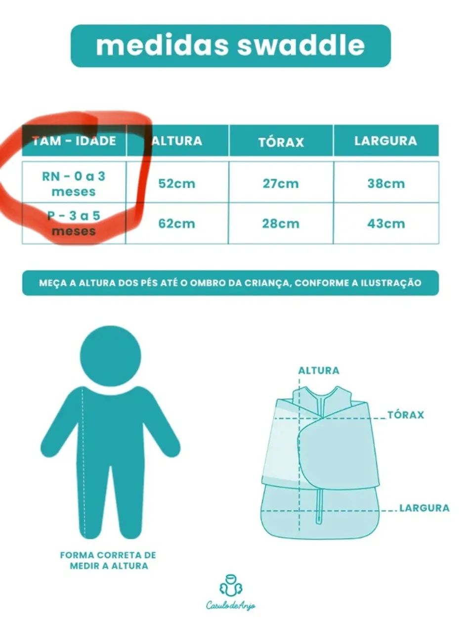 Vendo Swaddle Em Suedine Mescla - Foto 4