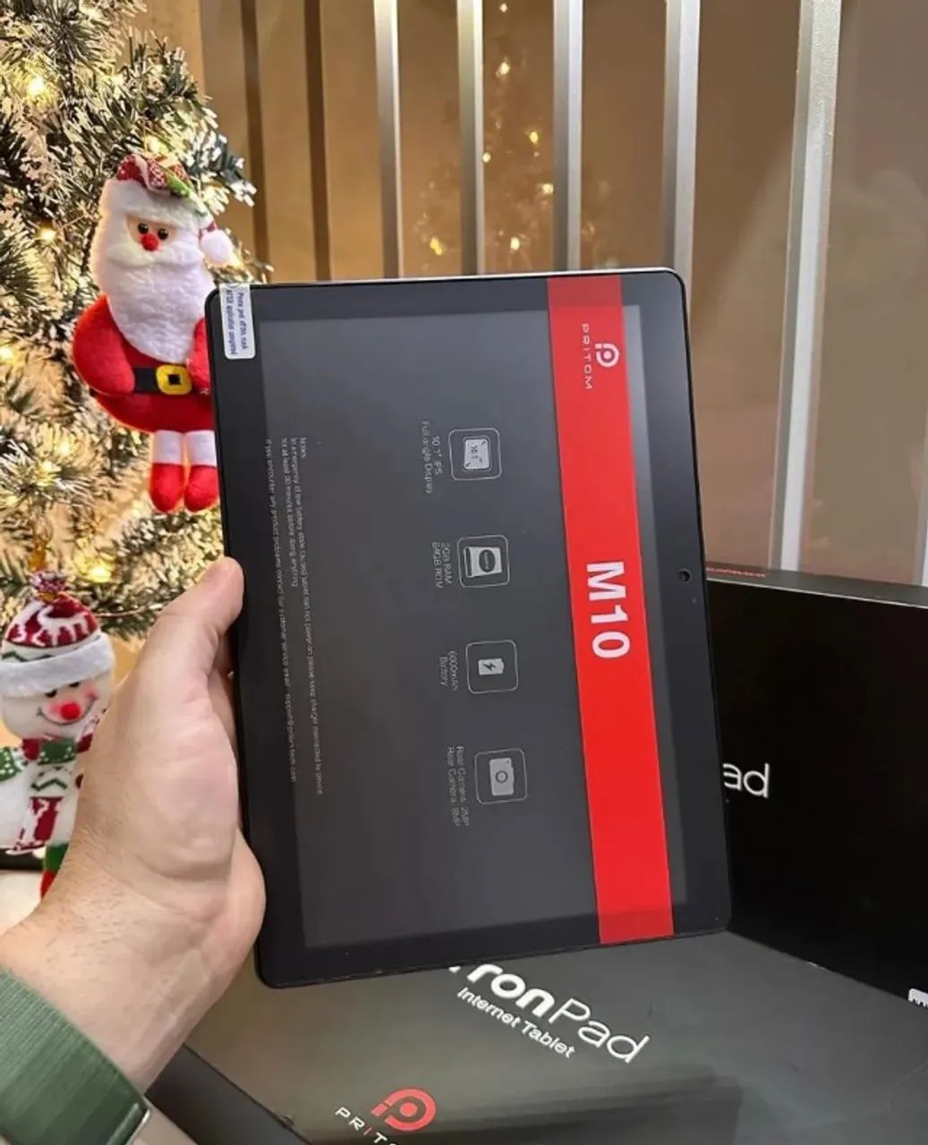 Tablet Pritom de 10 Polegadas - Pega Chip - Foto 2